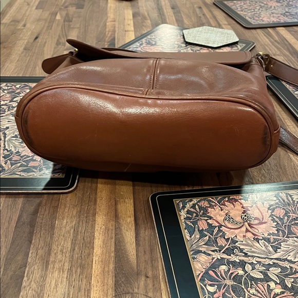 Vintage coach, Whitney, tan brown leather cross body bag 4115 see pic 14 - Picture 11 of 16
